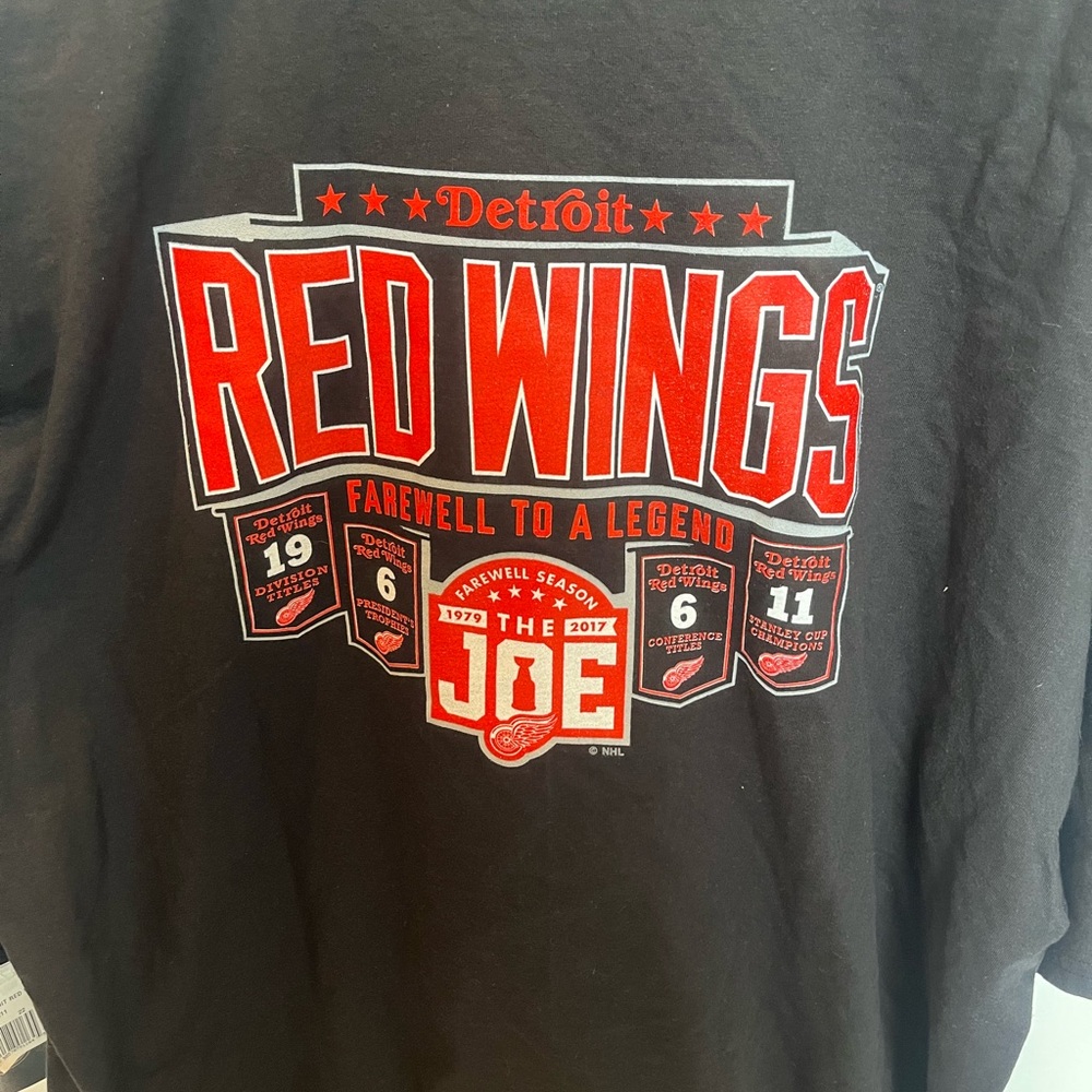 Detroit Red Wings Farewell to the Joe T-Shirt NWT
